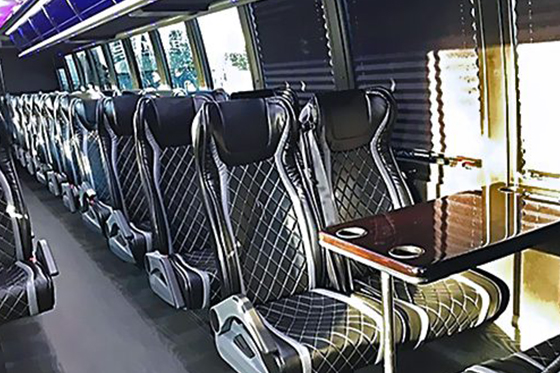 luxurious charter buses